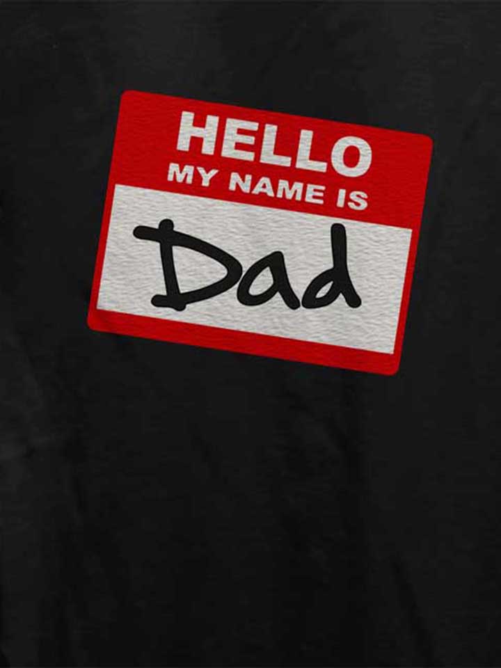 hello-my-name-is-dad-02-damen-t-shirt schwarz 4