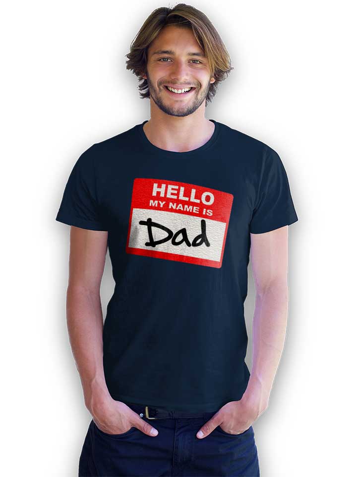 hello-my-name-is-dad-t-shirt dunkelblau 2