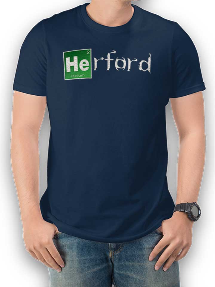 Herford T-Shirt dunkelblau L