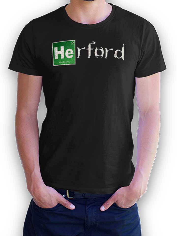 Herford T-Shirt schwarz L