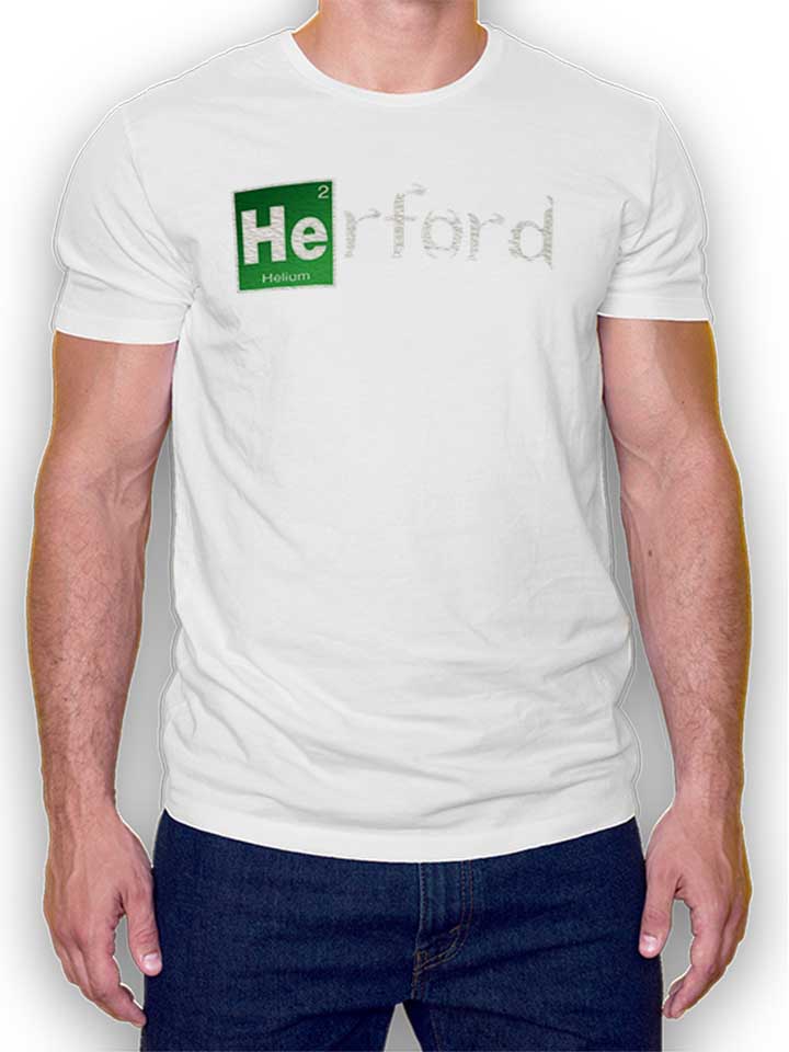 Herford T-Shirt weiss L