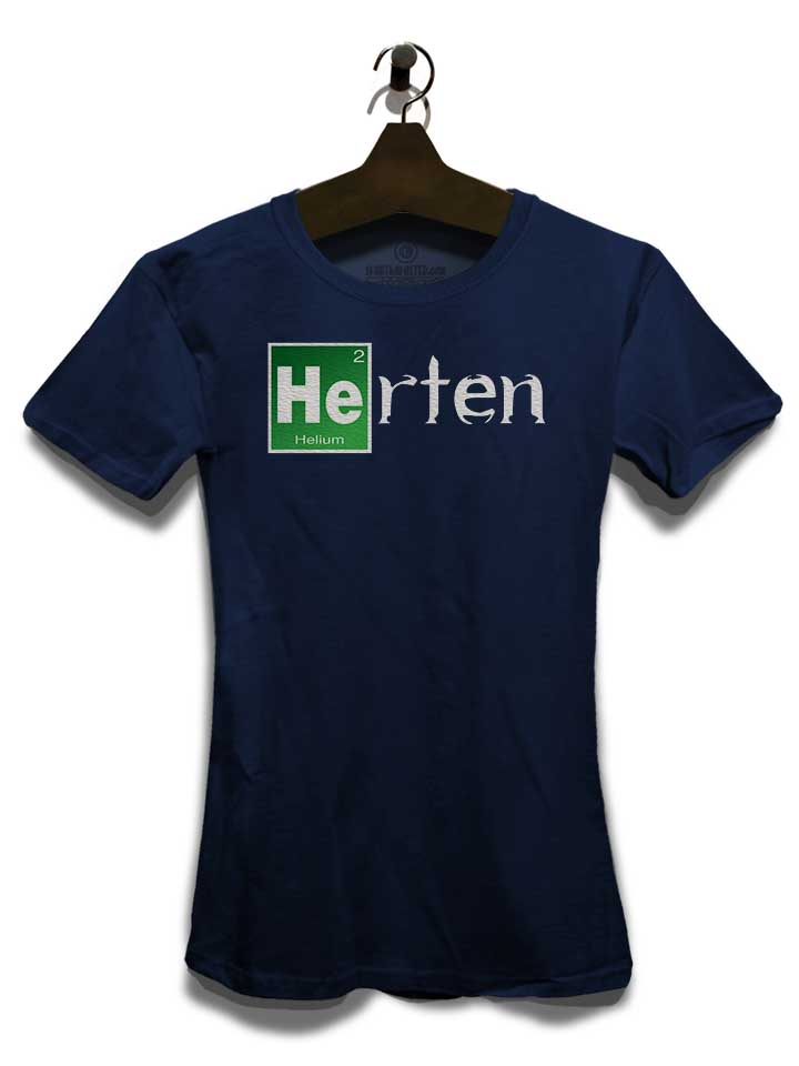herten-damen-t-shirt dunkelblau 3