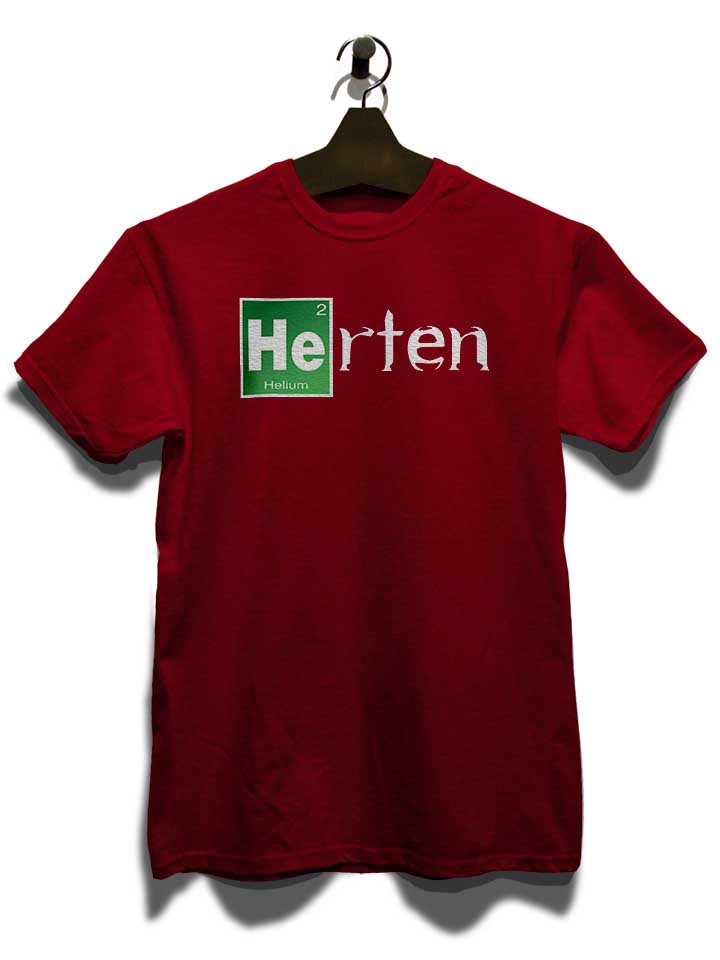 herten-t-shirt bordeaux 3
