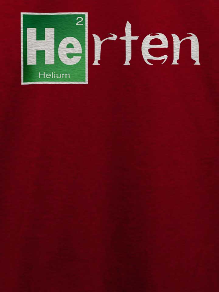 herten-t-shirt bordeaux 4