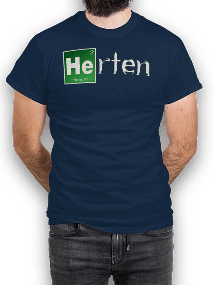 Herten T-Shirt navy L