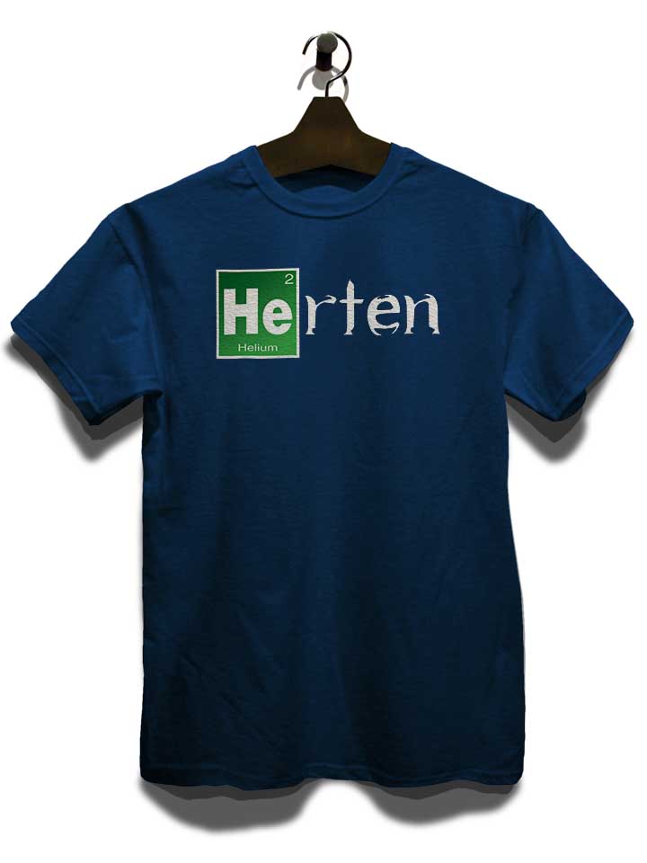 herten-t-shirt dunkelblau 3