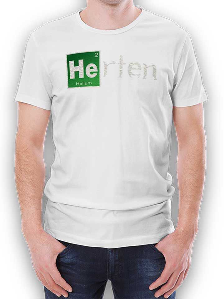 Herten T-Shirt weiss L
