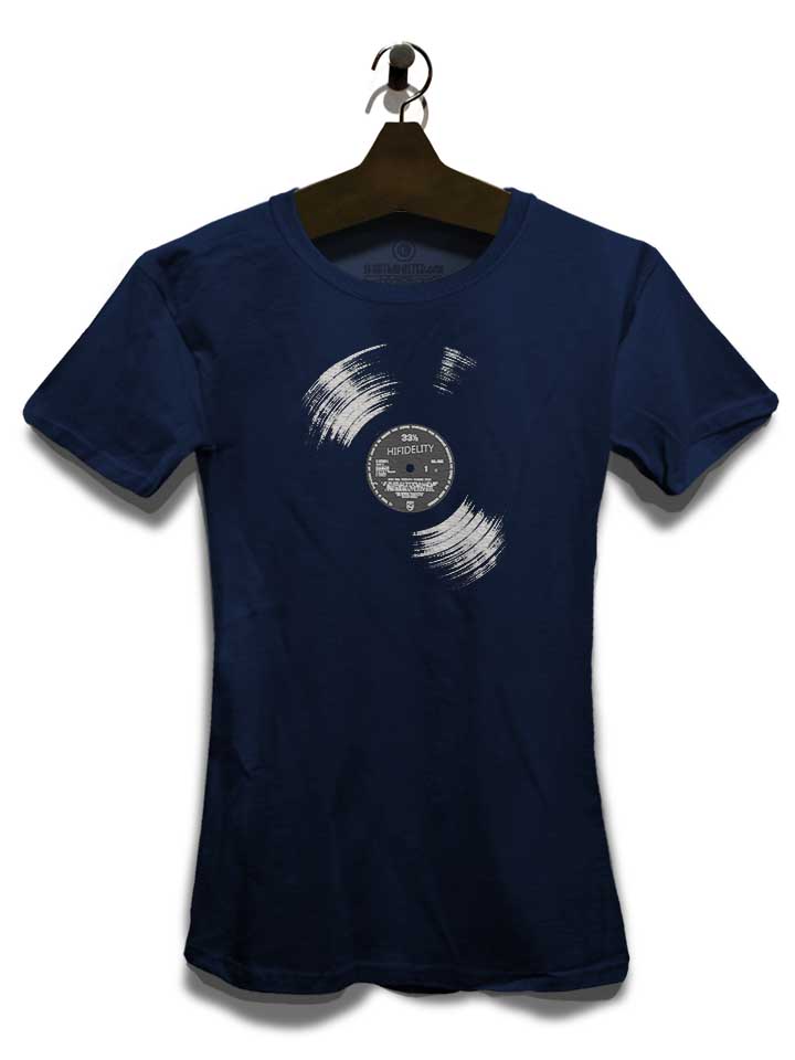 hi-fildelity-vinyl-damen-t-shirt dunkelblau 3