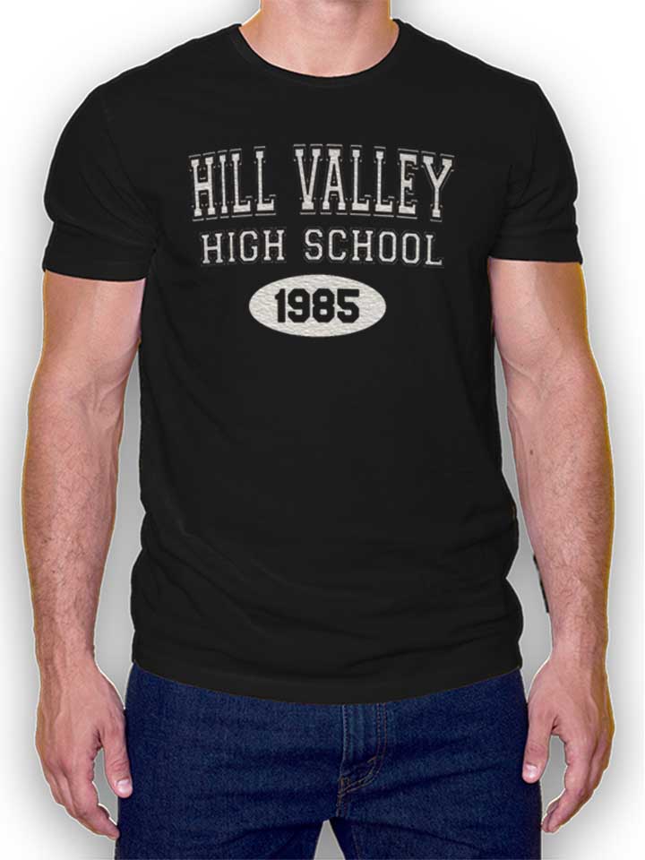 Hill Valley High School 1985 T-Shirt schwarz L