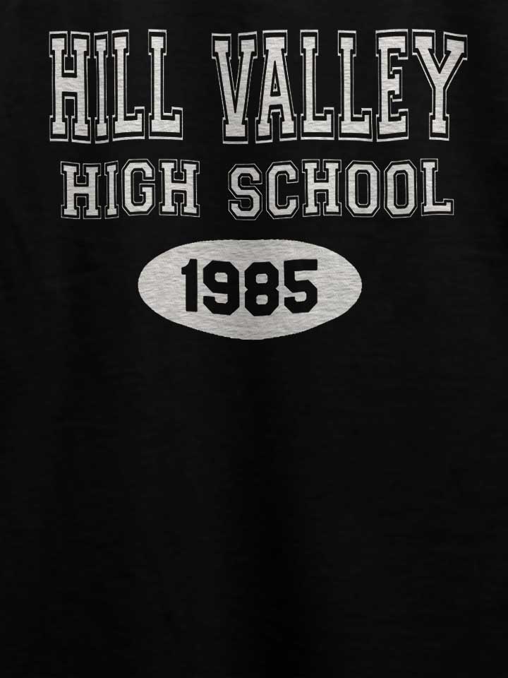 hill-valley-high-school-1985-t-shirt schwarz 4