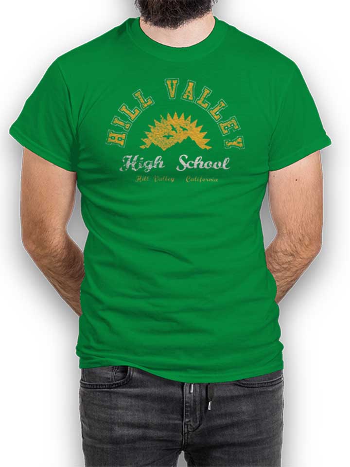 Hill Valley High School T-Shirt gruen L