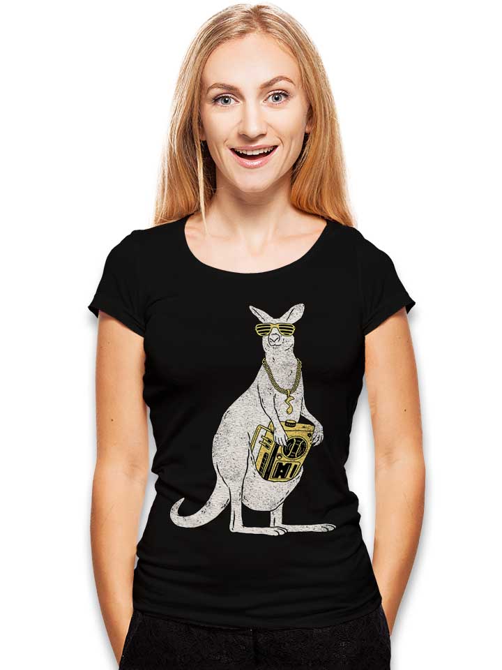 Hip Hop Kangaroo Damen T-Shirt | SHIRTMINISTER, 16,90 €