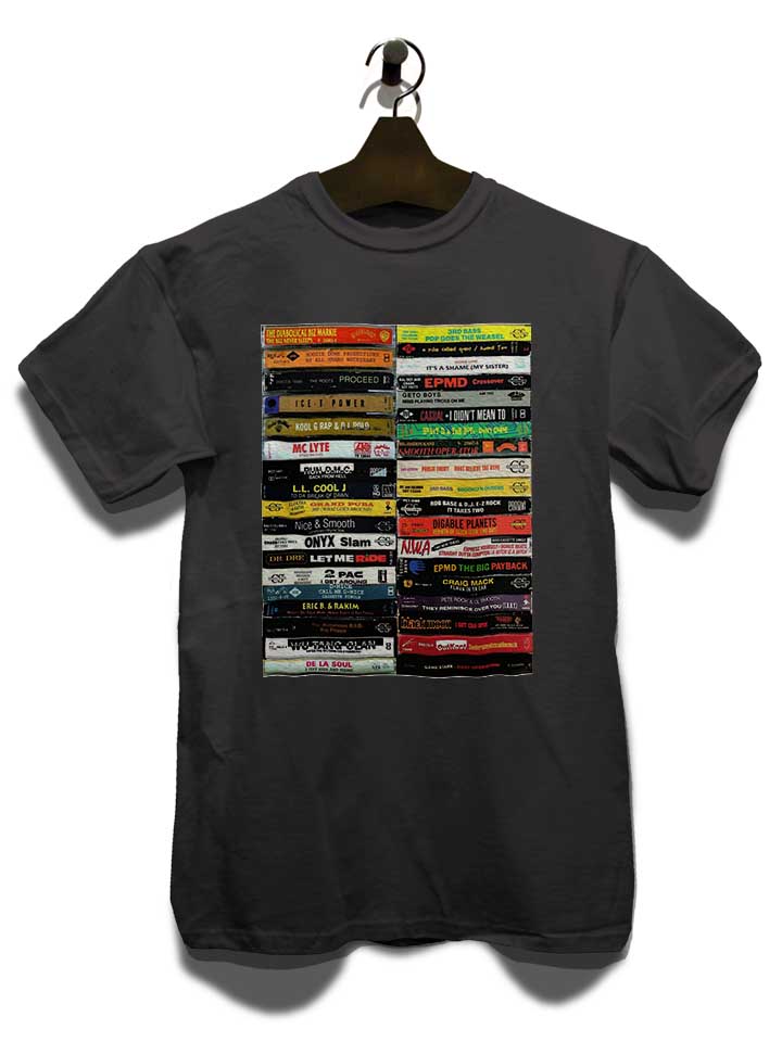 hip-hop-tapes-90s-t-shirt dunkelgrau 3