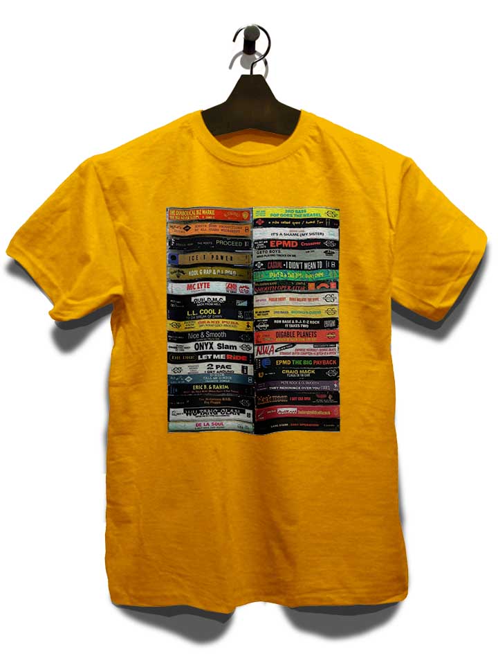 hip-hop-tapes-90s-t-shirt gelb 3