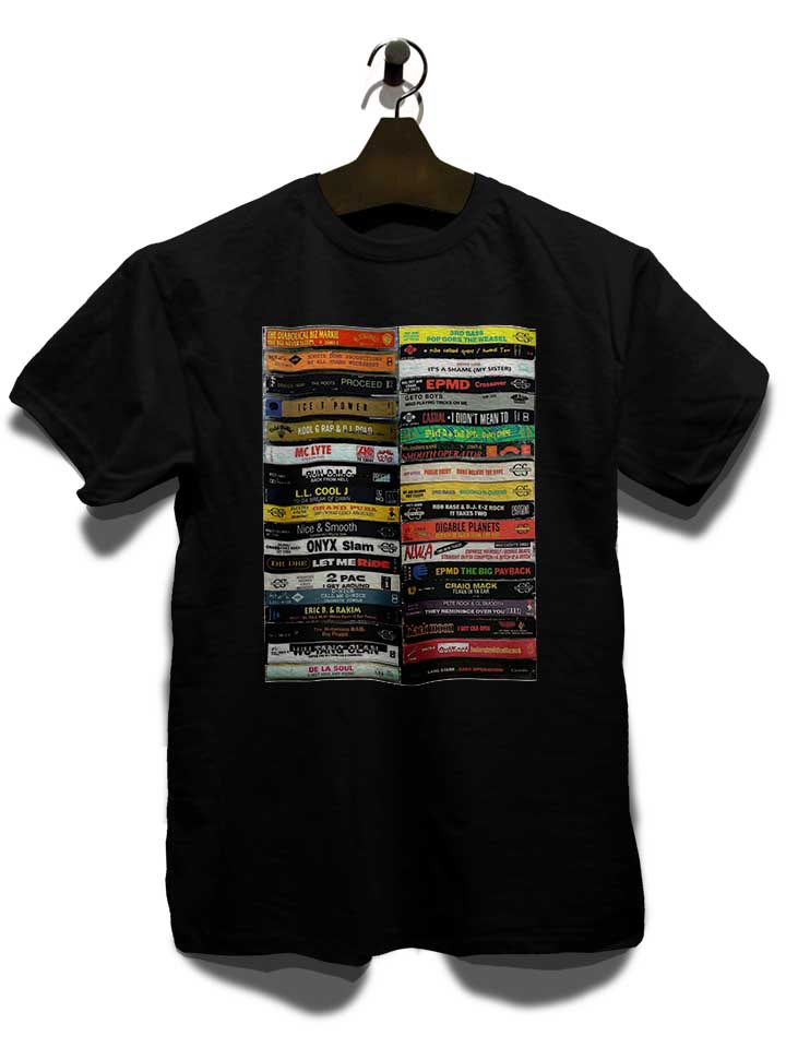 hip-hop-tapes-90s-t-shirt schwarz 3