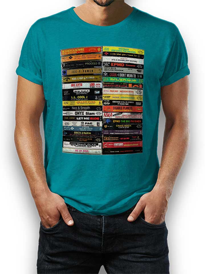 Hip Hop Tapes 90S T-Shirt turquoise L