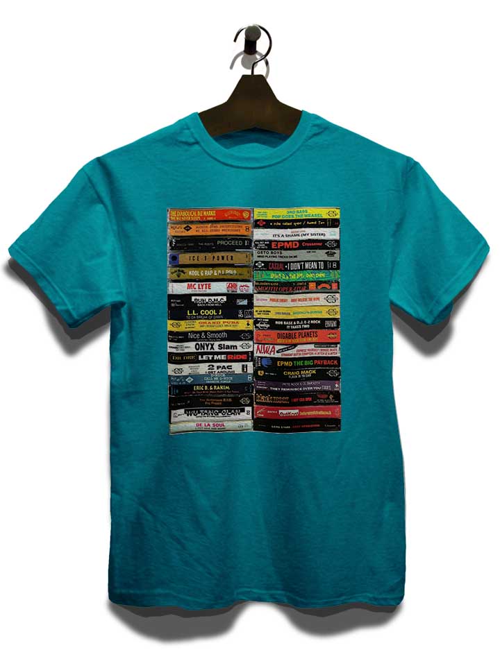 hip-hop-tapes-90s-t-shirt tuerkis 3