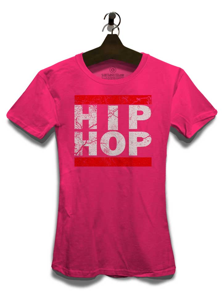 hip-hop-vintage-damen-t-shirt fuchsia 3