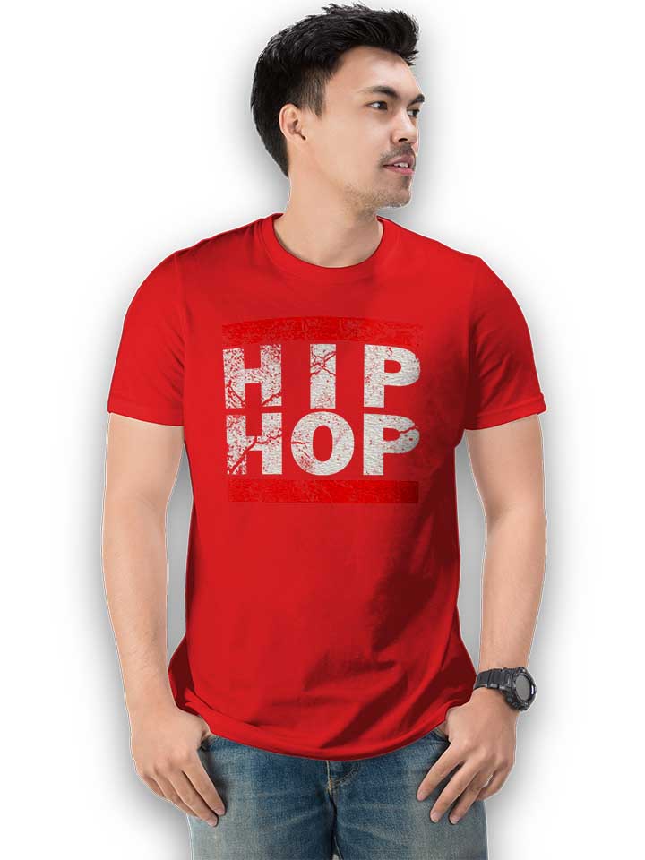 hip-hop-vintage-t-shirt rot 2