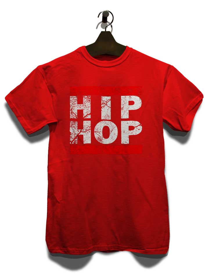 hip-hop-vintage-t-shirt rot 3