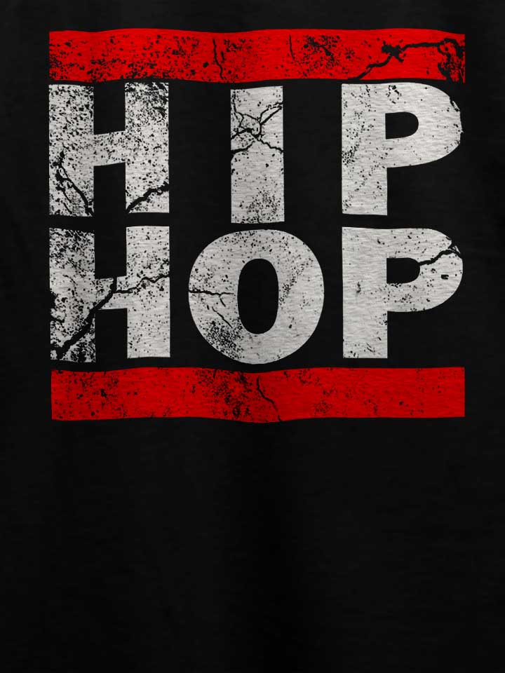 hip-hop-vintage-t-shirt schwarz 4