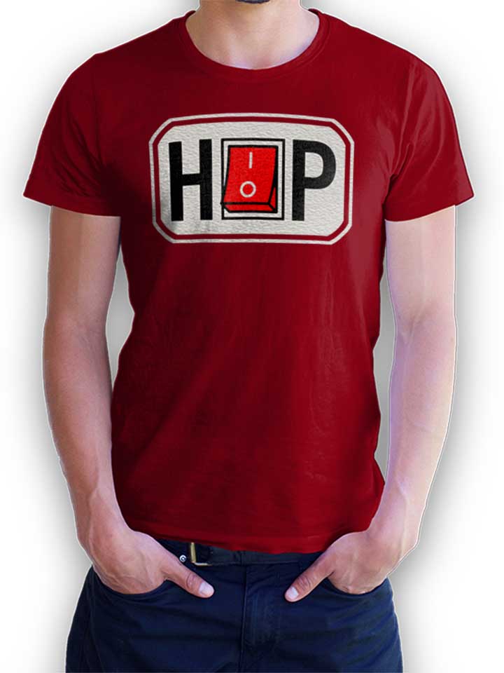 hiphop-switch-t-shirt bordeaux 1