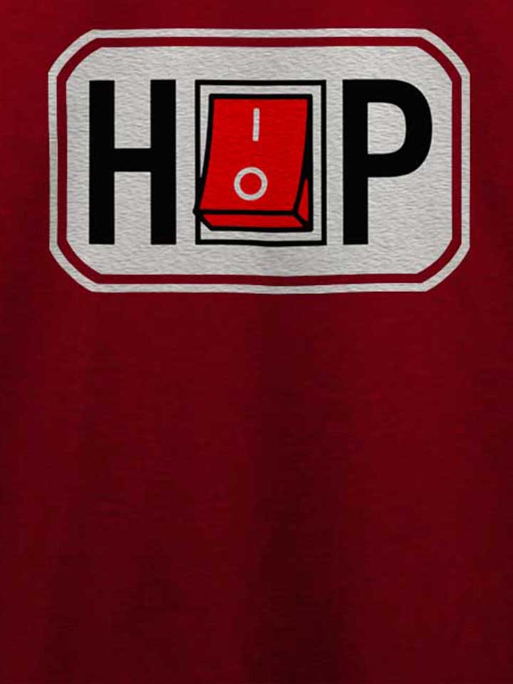 hiphop-switch-t-shirt bordeaux 4