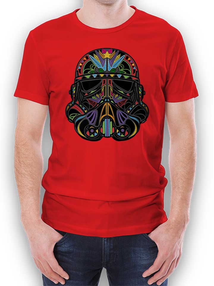 Hippie Startrooper Helmet T-Shirt rot L