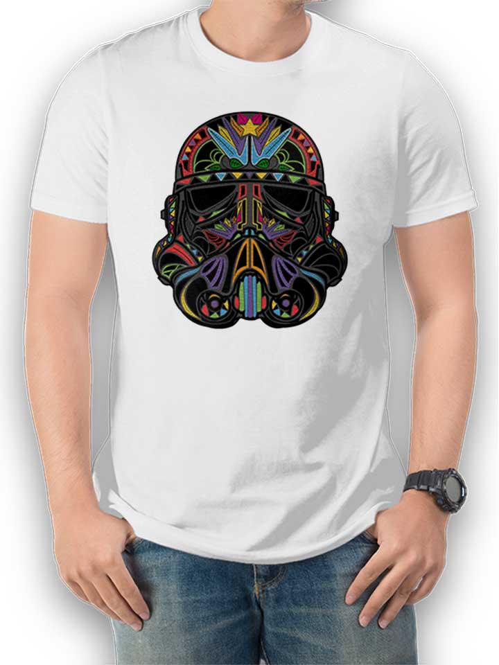Hippie Startrooper Helmet T-Shirt weiss L