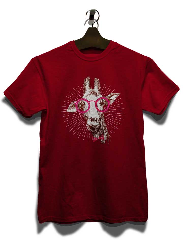 hipster-giraffe-t-shirt bordeaux 3