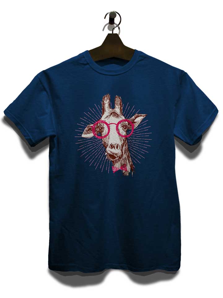 hipster-giraffe-t-shirt dunkelblau 3