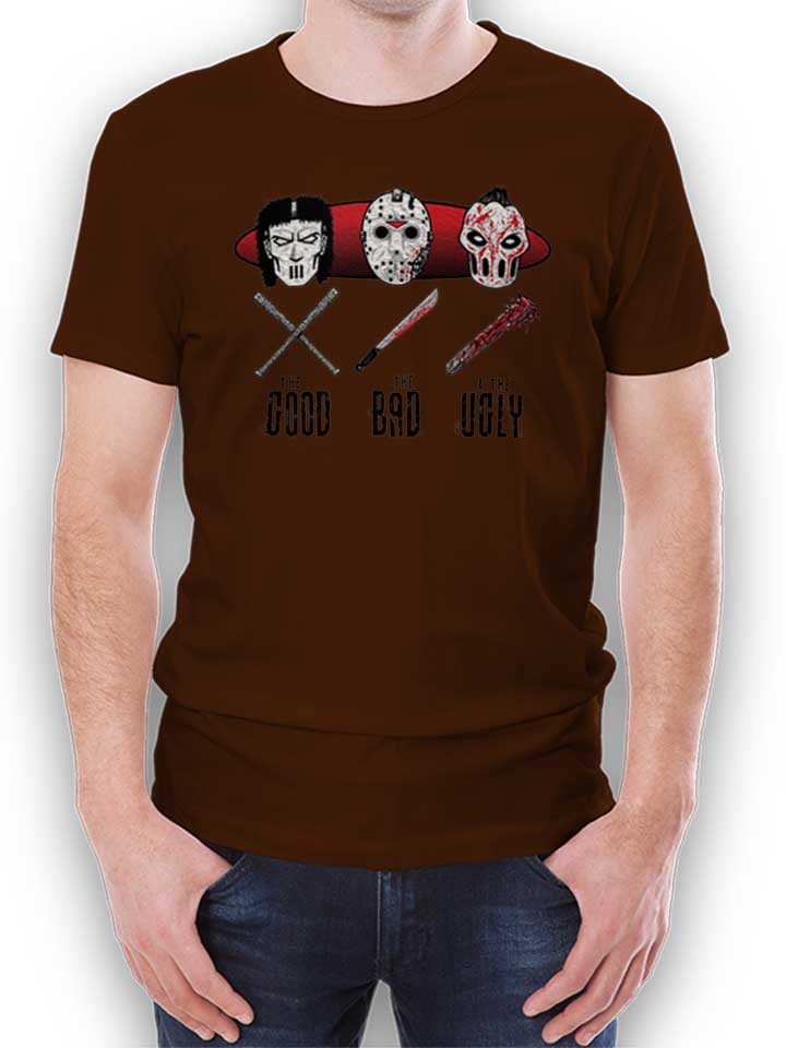 hockey-mask-t-shirt braun 1