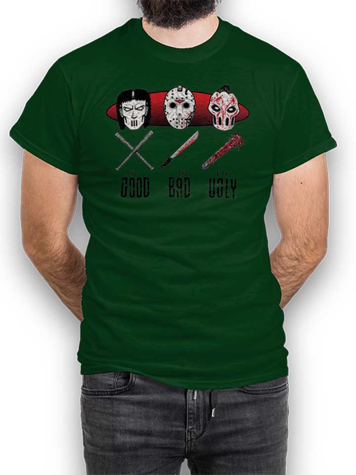 hockey-mask-t-shirt dunkelgruen 1
