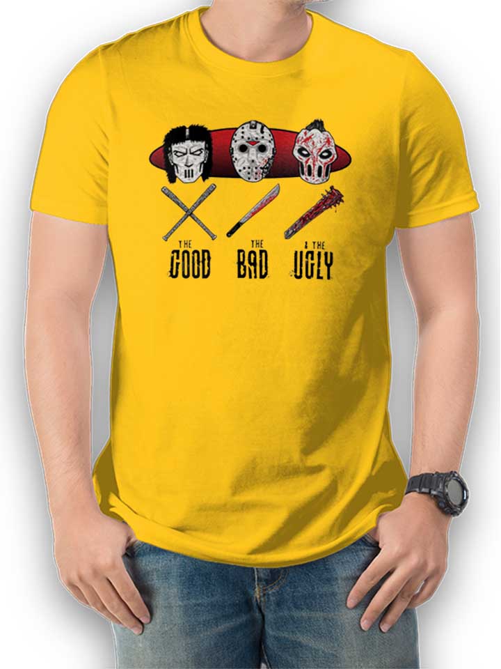 hockey-mask-t-shirt gelb 1