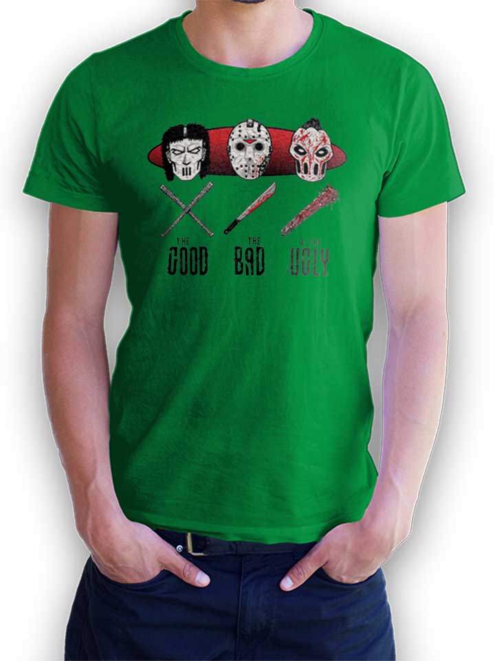 hockey-mask-t-shirt gruen 1