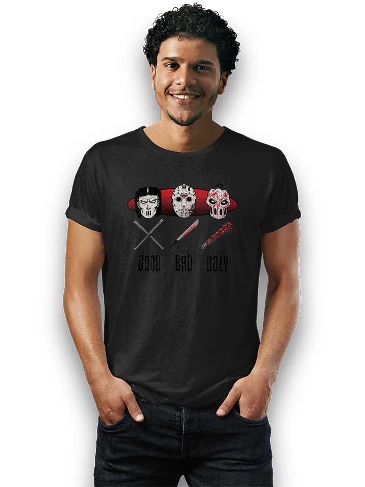 hockey-mask-t-shirt schwarz 2