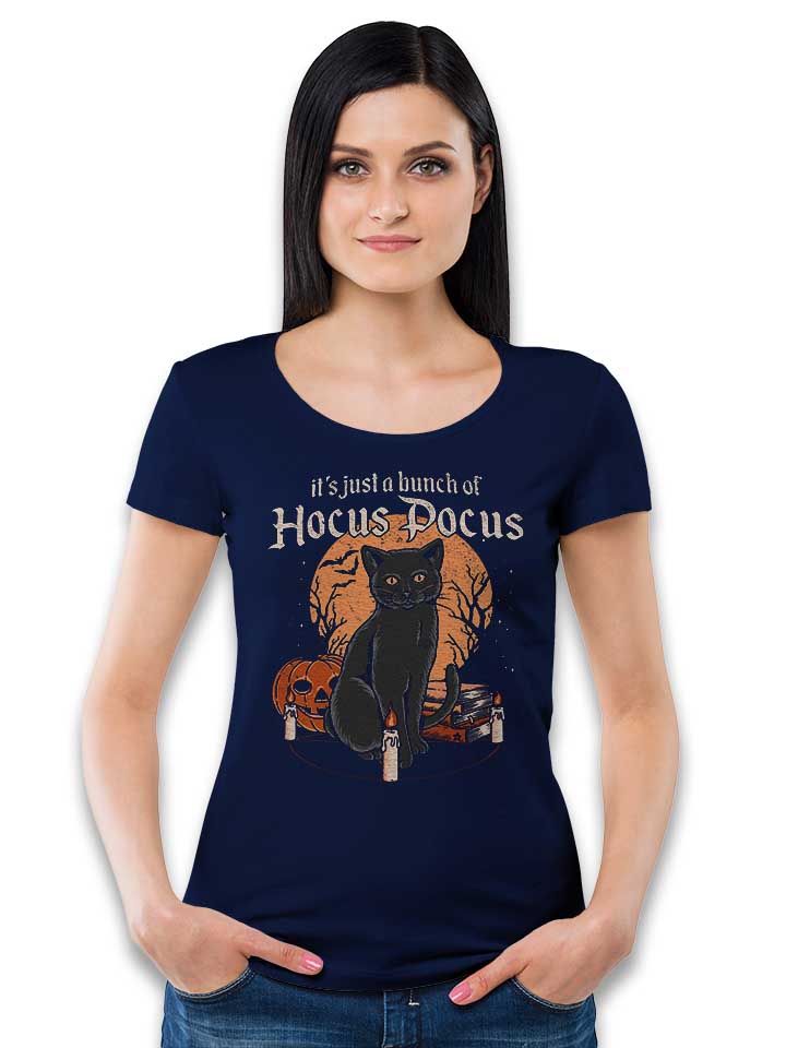 hocus-pocus-cat-damen-t-shirt dunkelblau 2
