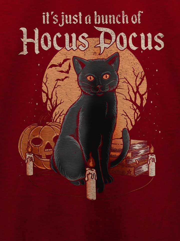 hocus-pocus-cat-t-shirt bordeaux 4