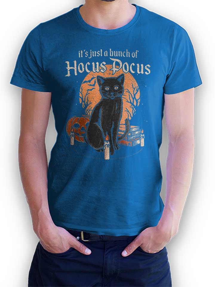 Hocus Pocus Cat T-Shirt royal-blue L