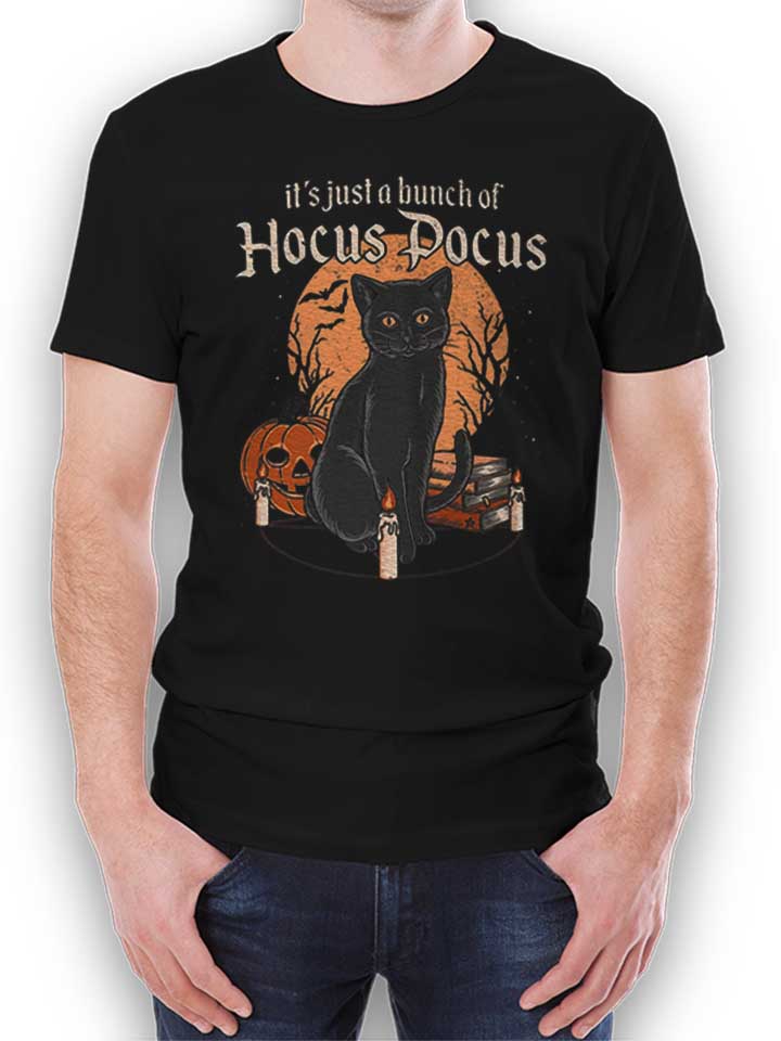 Hocus Pocus Cat T-Shirt schwarz L