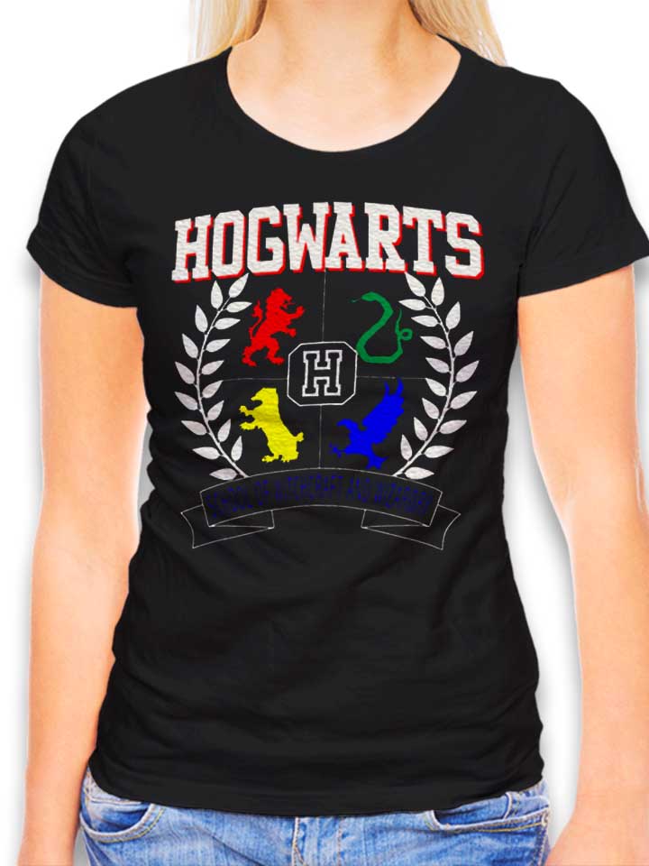 hogwarts-damen-t-shirt schwarz 1