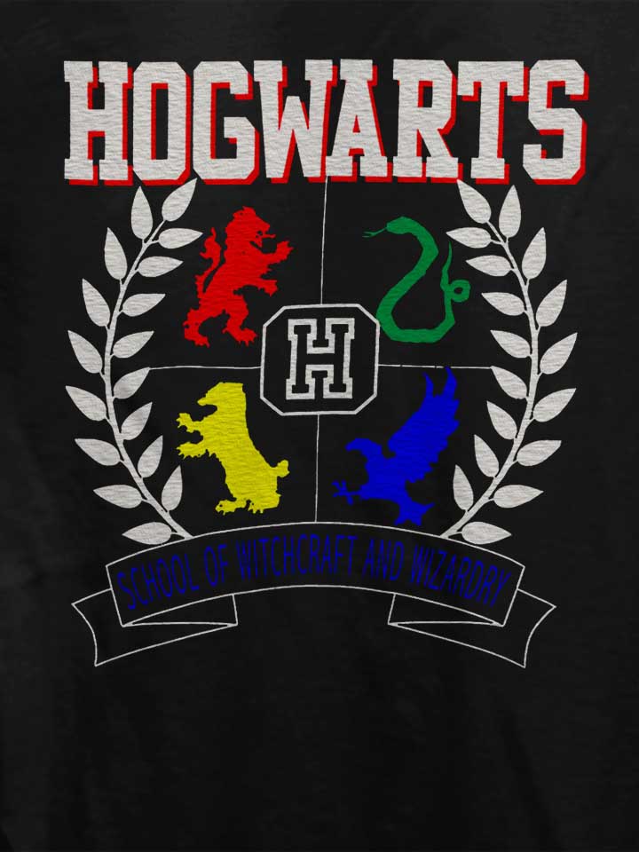 hogwarts-damen-t-shirt schwarz 4