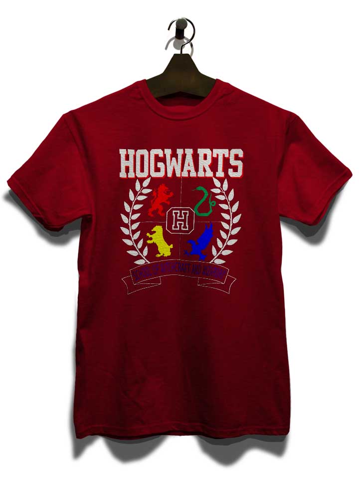 hogwarts-t-shirt bordeaux 3