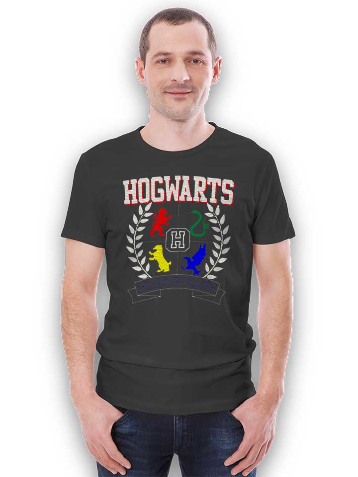 hogwarts-t-shirt dunkelgrau 2