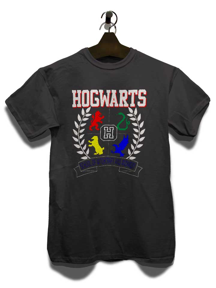 hogwarts-t-shirt dunkelgrau 3