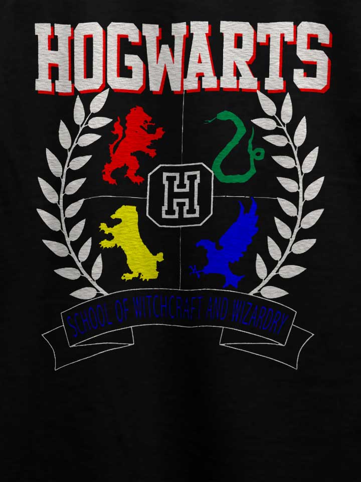 hogwarts-t-shirt schwarz 4