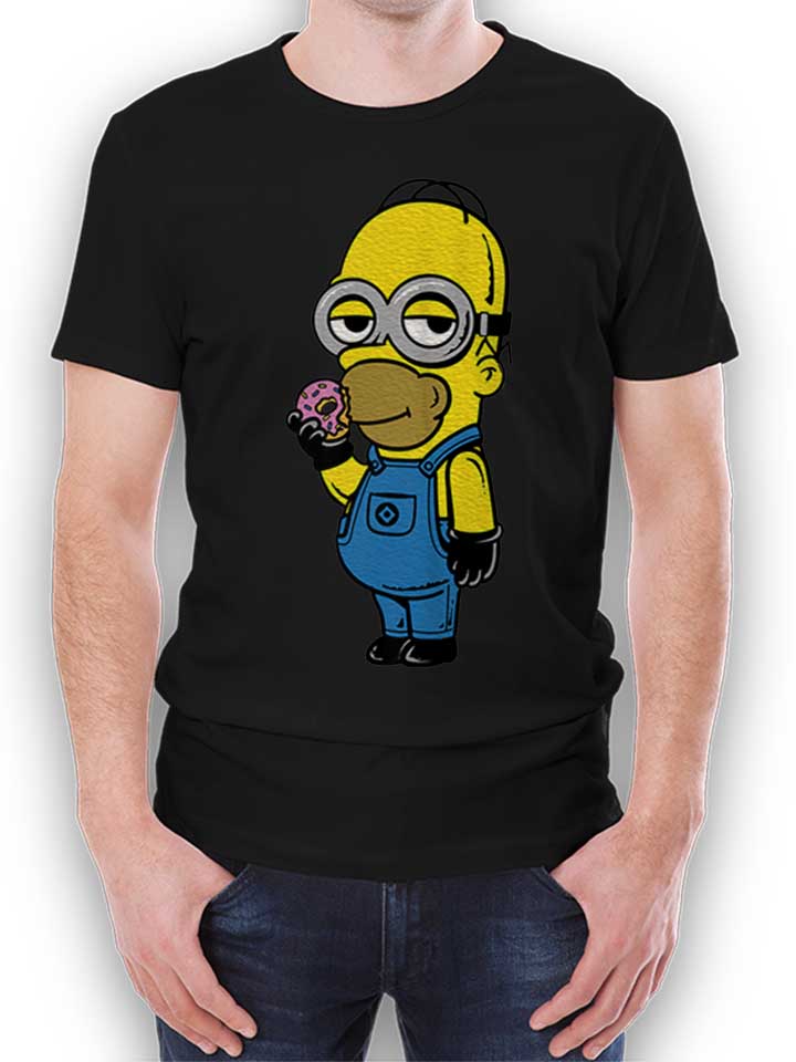 Homer Minion T-Shirt schwarz L