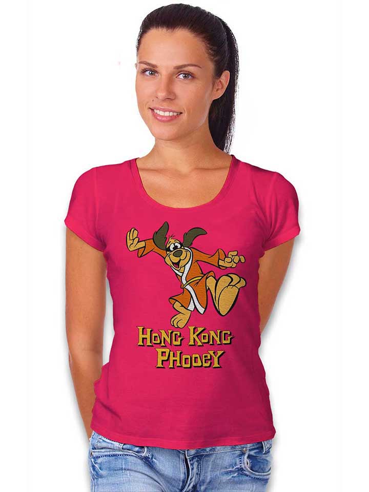 hong-kong-phooey-2-damen-t-shirt fuchsia 2