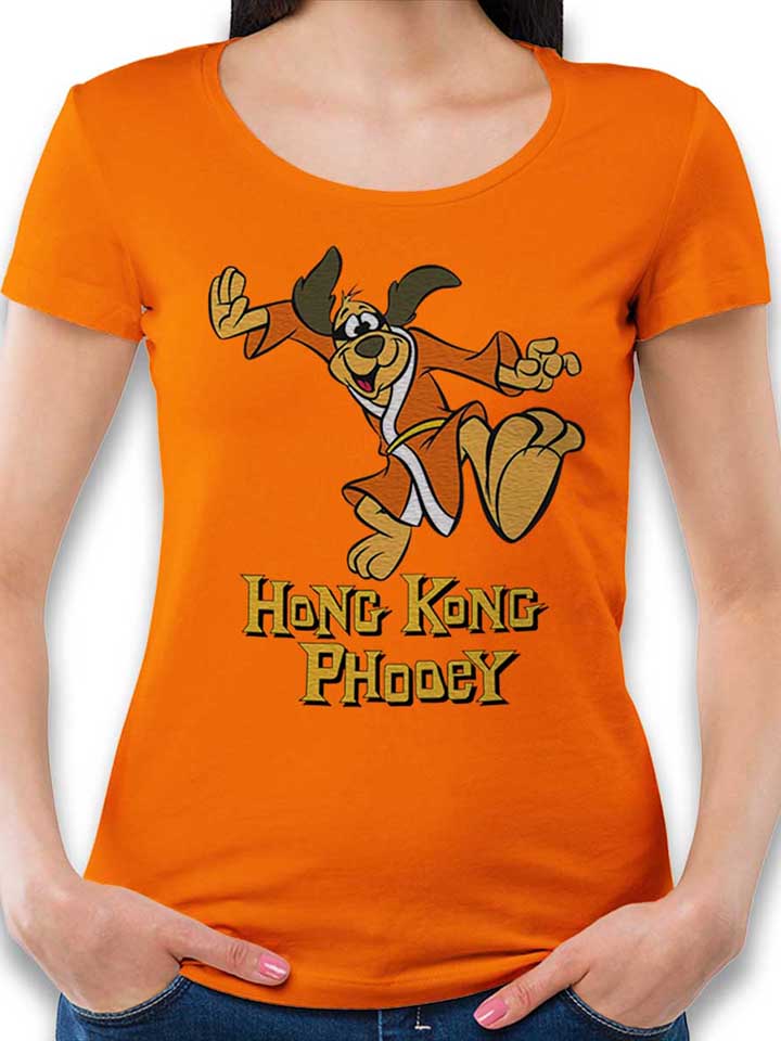 hong-kong-phooey-2-damen-t-shirt orange 1
