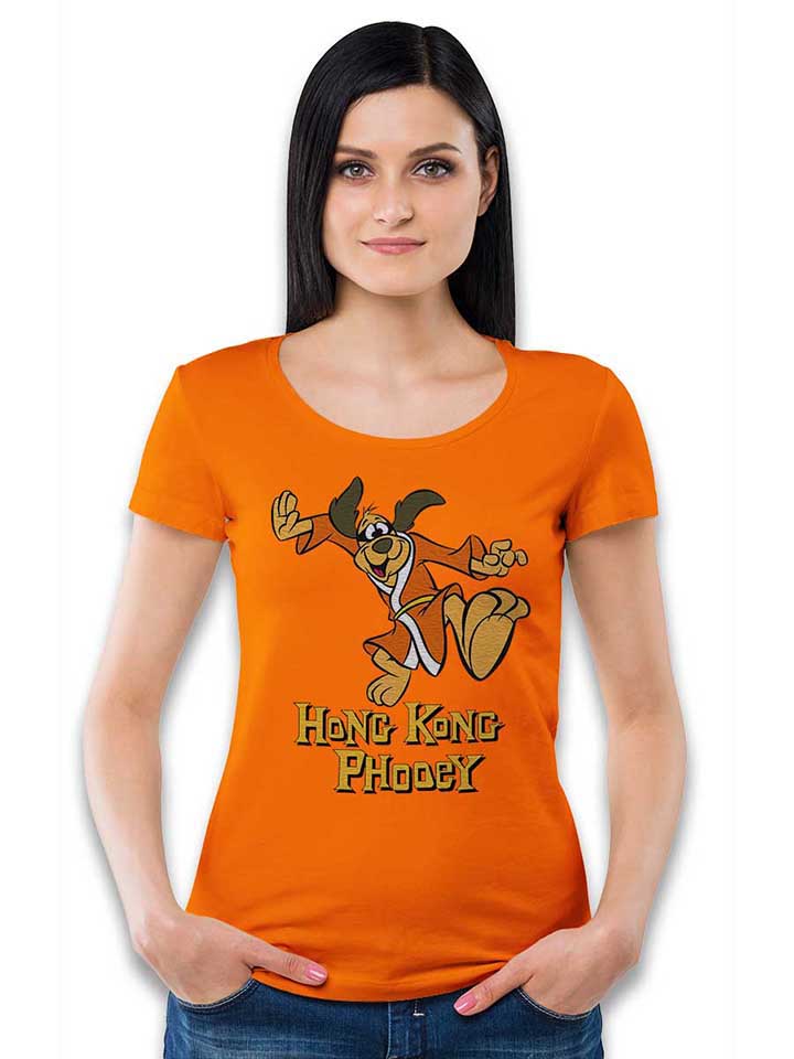 hong-kong-phooey-2-damen-t-shirt orange 2